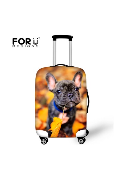 CA5014 Stili S Beden Forudesıgns Seyahat Valizi Kılıfı Sevimli Husky Köpek Baskılı Seyahat Kılıfı Toz Geçirmez Elastik Toz Geçirmez Bavul Kılıfı Kapakları (Yurt Dışından)