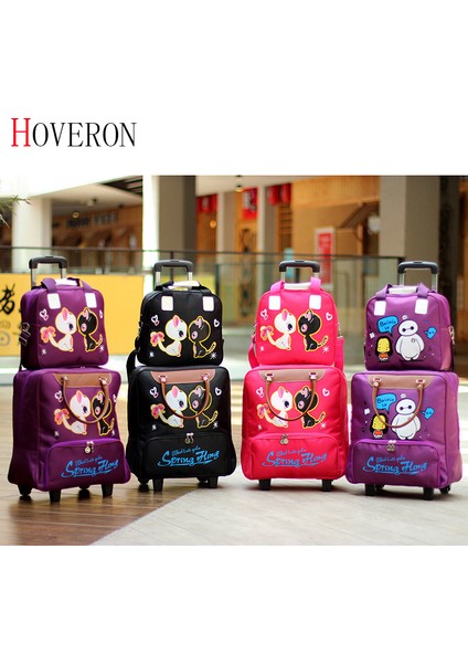 Siyah-S Tarzı Moda Kadın Tekerlekli Bavul Seyahat El sı El ı El sı Seyahat sı Tekerlekli Bavul Amac: Türkçe Olarak Yukarıdaki Başlığı E-Ticaret Ürün Başlığına Dönüştürün. (Yurt Dışından) indirimleri