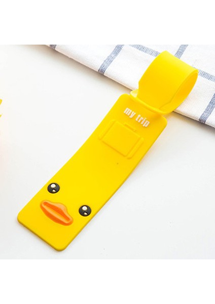 Cr-01 Stili Sevimli Silikon Bagaj Etiketi Sırt Çantası Etiketi Biniş Kartı Bagaj Aksesuarları Etiketi - Türkçe (Yurt Dışından)