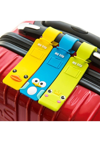 Cr-01 Stili Sevimli Silikon Bagaj Etiketi Sırt Çantası Etiketi Biniş Kartı Bagaj Aksesuarları Etiketi - Türkçe (Yurt Dışından) fiyatları