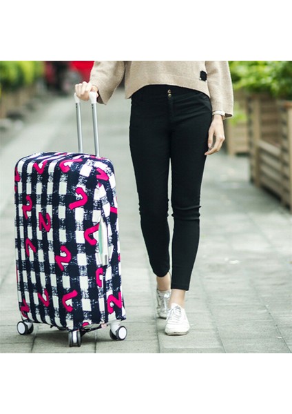 Kahve Tarzı L Beden Seyahat Valizi Korumalı Kapak Trolley Çanta Toz Örtüsü Seyahat Aksesuarları Paket Düzenleyici Çok Renkli (Yurt Dışından) fiyatları