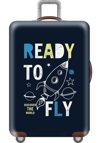 19 Bagaj Kapağı Stili M Beden Esneklik Seyahat Bavul Kılıfı Çiçek Desenli Bavul Koruyucu Kapak Kalınlaştırılmış Valiz Kılıfı Seyahat Aksesuarları (Yurt Dışından)