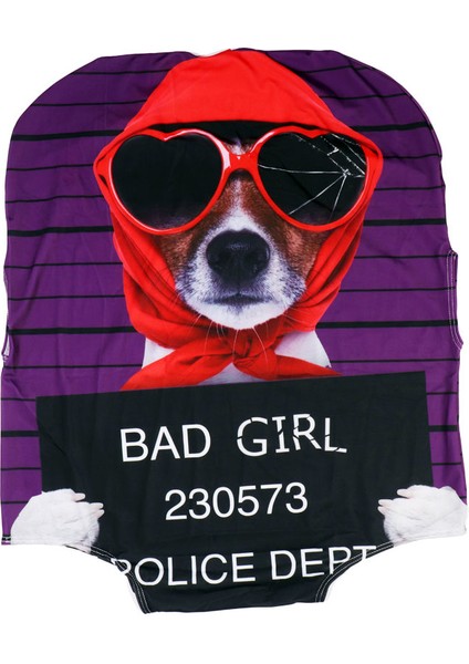 No.24 Tarzı Xl Beden Trıpnuo Renkli Tüyler Kalın Valiz Koruyucu Kılıf 24 Inç Baga Mıknatıslı Sırt Çantaları Suya Dayanıklı Elastik Bavullar Kapakları (Yurt Dışından)