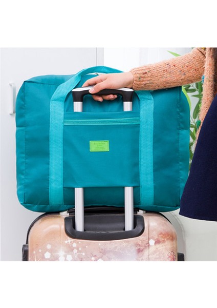 Siyah Stil Taşınabilir Çok Fonksiyonlu Çanta Katlanabilir Seyahat Çantaları Naylon Su Geçirmez Çanta Büyük Kapasiteli El Bagajı Iş Seyahati Seyahat Çantaları (Yurt Dışından) fırsatları