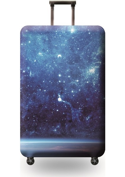 No.8 Stili L Beden Dünya Çapında Seyahat Valiz Koruyucu Kapaklar Koruyucu Kalın Elastik Astar Valiz Kılıfı Için -32 Valiz Durum Koruma (Yurt Dışından)