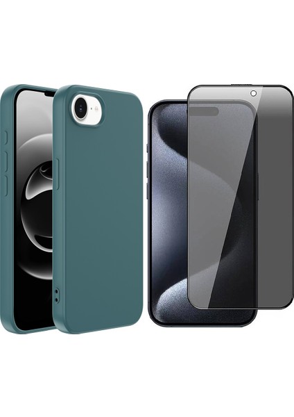Apple iPhone 16E Kılıf Zore Mara Lansman Kapak + Hayalet Ekran Koruyucu