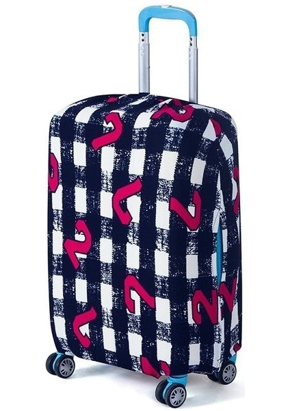 Number Stil M Beden Seyahat Bavul Kılıfı Koruyucu Kapak Tekerlekli Bavul Seyahat Bavul Toz Kapağı Seyahat Aksesuarları Uygula Sadece Kapak (Yurt Dışından)