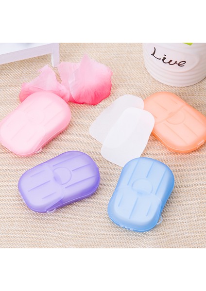 4 Boxes-Random Color Style Kutu El Yıkama Sabunu Kağıt Taşınabilir Temizlik Dilim Levhaları Mini Tek Kullanımlık Kutulu Sabun Kağıdı Seyahat Aksesuarları (Yurt Dışından) indirimleri