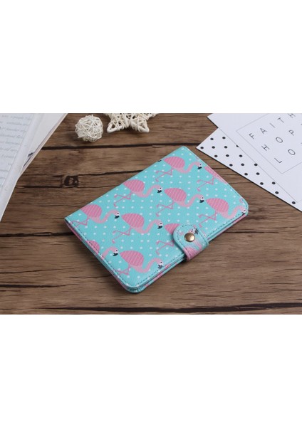 No.1 Tarzı Flamingo Harita Pasaport Kılıfı Seyahat Aksesuarları Yaratıcı Pu Deri Kimlik Banka Kartı Çantası Erkek Kadın Pasaport Iş Sahibi Tutucu 14*9.6cm (Yurt Dışından)