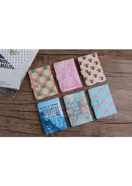 No.1 Tarzı Flamingo Harita Pasaport Kılıfı Seyahat Aksesuarları Yaratıcı Pu Deri Kimlik Banka Kartı Çantası Erkek Kadın Pasaport Iş Sahibi Tutucu 14*9.6cm (Yurt Dışından)