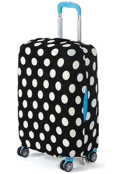 Nokta Stili L Beden Seyahat Bavul Kılıfı Koruyucu Kapak Tekerlekli Bavul Seyahat Bavul Toz Kapağı Seyahat Aksesuarları Uygula Sadece Kapak (Yurt Dışından)