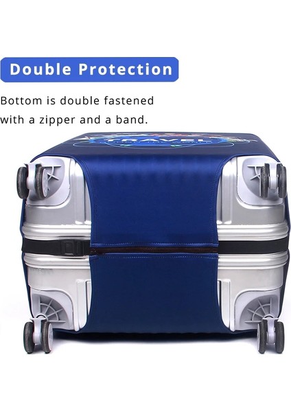 Earth D Style Xl Beden Seyahat Valizi Kılıfı Koruyucu Bavul Kılıfı Seyahat Valizi Korumalı Seyahat Bavul Korumalı Seyahat 407 (Yurt Dışından) indirimleri