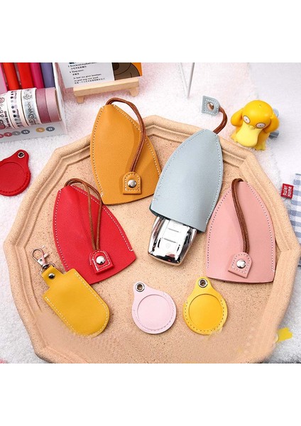 No.13 Tarzı Moda Şeker Renk Çekme Tipi Anahtar Çantası Katı Pu Deri Anahtar Cüzdanı Ev Sahipleri Araba Anahtarı Tutucu Giriş Kartı Kılıfı Anahtarlık Kılıfı (Yurt Dışından)