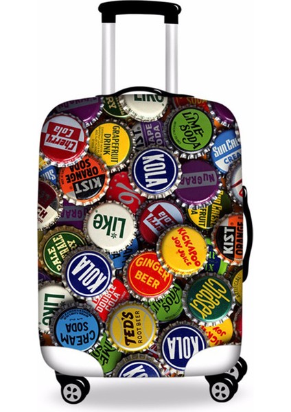 HA0064F26 Stili Xl Beden Ince Seyahat Valizleri Koruyucu Kılıfı 24 Inç Tekerlekli Çantalara Su Geçirmez Elastik Bavul Toz Yağmurluk Kapakları (Yurt Dışından)