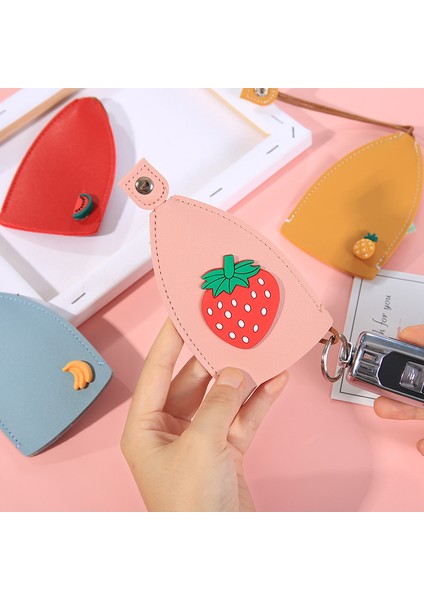 No.11 Stili Moda Çekme Tipi Anahtar Çantası Katı Pu Deri Anahtar Cüzdanları Hizmetçiler Araba Anahtarı Tutucu Kılıf Yüksek Yeni Deri Anahtarlık Kılıfı (Yurt Dışından)