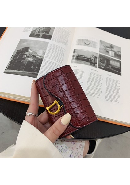 C3 Stili Cüzdan Küçük Moda Deri Çanta Bayanlar Kart Cüzdanı Kadınlar Kavanoz Kadın Dişi Cüzdan Para Klip Cüzdan Kartlık (Yurt Dışından) modelleri