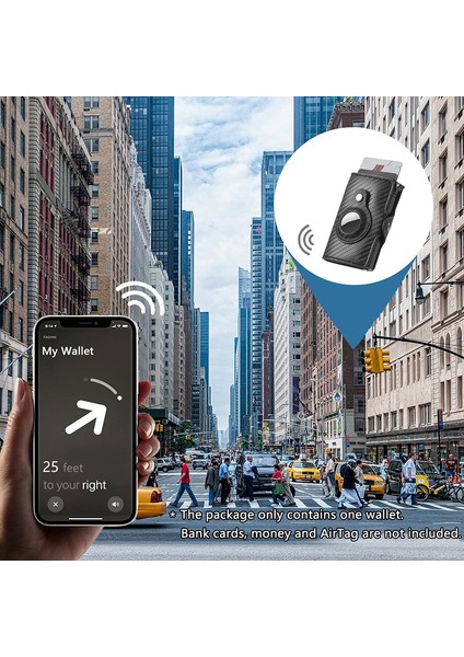 Turuncu Tarzı Rfid Airtag Cüzdan Para Çantası Deri Kartlık Küçük Erkek Kadın Cüzdanı Küçük Cüzdan Hava Etiketleri Kılıfı Çanta Apple Airtags Takipçi Için (Yurt Dışından)