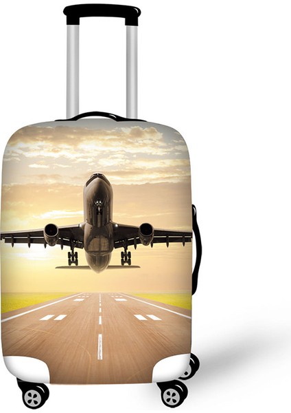 H12100F26 Stili Xl Beden Ince Seyahat Valizleri Koruyucu Kılıfı 24 Inç Tekerlekli Çantalara Su Geçirmez Elastik Bavul Toz Yağmurluk Kapakları (Yurt Dışından)