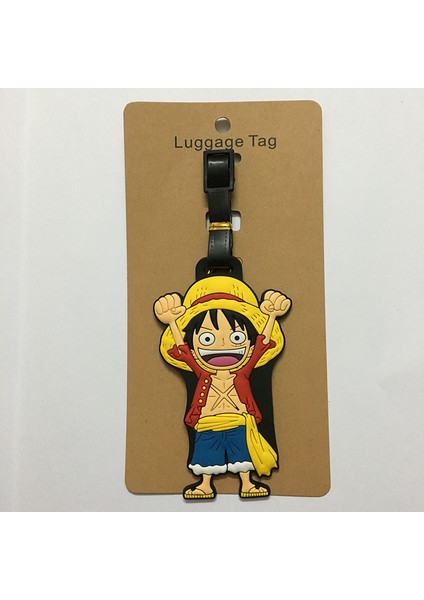 S Tarzı Sıcak Karikatür Baga Etiketleri Bagaj Isim Etiketleri Bir Parça Luffy Seyahat Bavulu Pvc Etiket Tutucu Yaratıcı Hediye Seyahat Aksesuarları (Yurt Dışından)