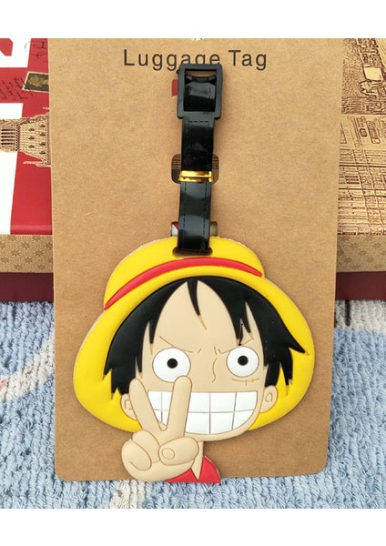 E Stili Sıcak Karikatür Baga Etiketleri Bagaj Isim Etiketleri Bir Parça Luffy Seyahat Bavulu Pvc Etiket Tutucu Yaratıcı Hediye Seyahat Aksesuarları (Yurt Dışından)