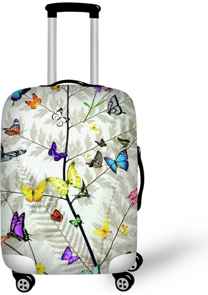 Z4053 Stili L Beden Twoheartsgirl Esnek Paris Baskılı Seyahat Valizi Kapakları Su Geçirmez Bavul Kılıfı 18''-32'' Boyunca Seyahat Aksesuarları (Yurt Dışından)