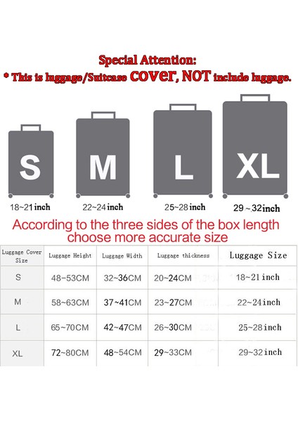 HTE982 Stili L Beden Forudesıgns Elastik Kumaş Bagaj Koruyucu Kapak Karışık Renk Leopar Desen Baskılı Seyahat Bavulu Kılıfı Toz Kapağı (Yurt Dışından) fiyatları