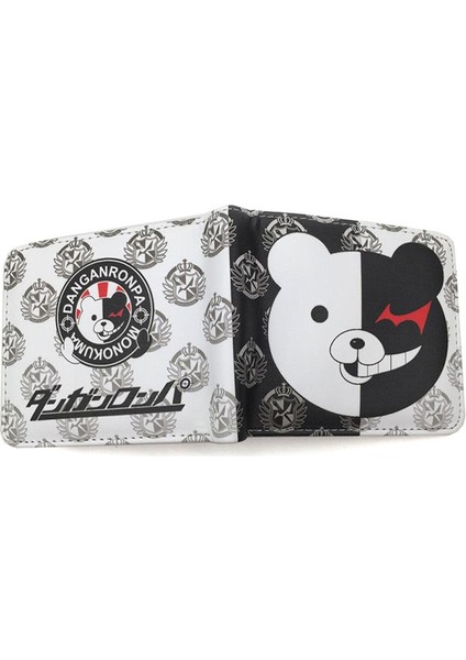 Gök Mavisi Tarzı Anime Danganronpa Naegi Makoto Cüzdan Monokuma Bozuk Para Cüzdanı - Erkek Kadın Hediye Para Çantası (Yurt Dışından)