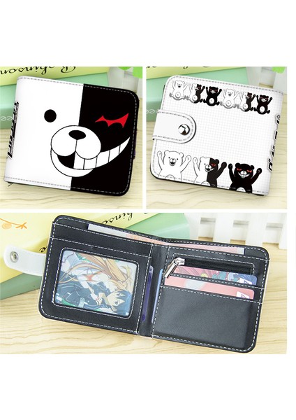 Gök Mavisi Tarzı Anime Danganronpa Naegi Makoto Cüzdan Monokuma Bozuk Para Cüzdanı - Erkek Kadın Hediye Para Çantası (Yurt Dışından) fiyatları