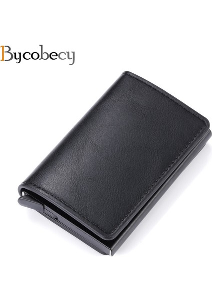 Kahve 9810 Stili Bycobecy Antitheft Erkek Vintage Kredi Kartı Tutucu Rfid Cüzdan Deri Unisex Güvenlik Cüzdanı Kadın Sihirli Cüzdan (Yurt Dışından) fiyatları
