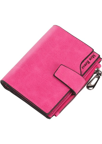 Gül Kırmızı Tarzı Kadın Cüzdanı Küçük Cartera Mujer Çanta Kadın Cüzdan Kart Tutucuları Lüks Cüzdanlar Tasarımcı Damski Portefeuille Femme (Yurt Dışından)