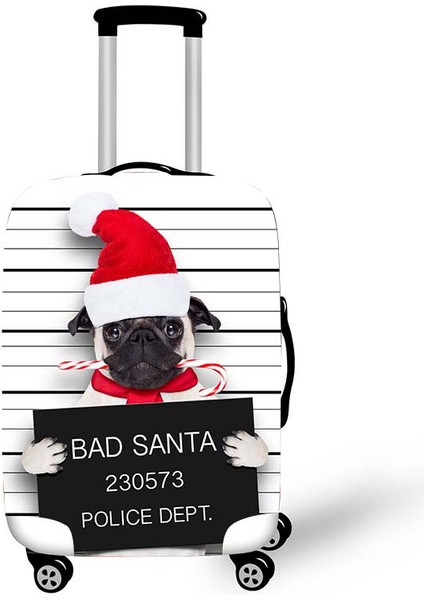 PXTDOG08 Stili S Beden Fransız Bulldog Bavulu Koruyucu Kılıf Seyahat Aksesuarları Inch Boston Terrier Bavul Kılıfı (Yurt Dışından)