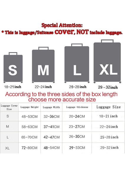 No.20 Tarzı Xl Beden Moda Kelebek Baskılı Valiz Koruyucu Kılıf Seyahat Bavulu Kılıfı Esnek Toz Kılıfları 32 Inç'e Kadar Seyahat Aksesuarları (Yurt Dışından) modelleri