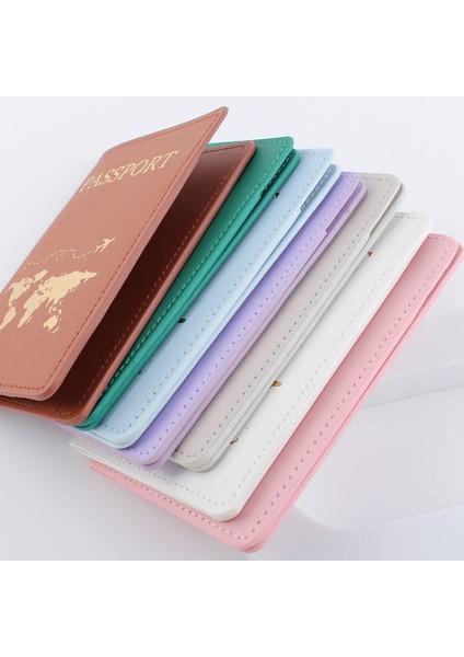 No.5 Tarzı Dünya Haritası Pasaport Kapağı Bagaj Etiketi Çift Düğün Pasaport Kılıfı Seti Pasaport Kapağı Mektup Seyahat Tutucu (Yurt Dışından) fırsatları