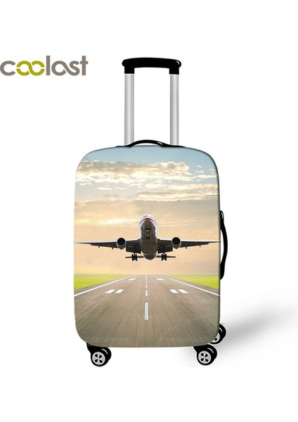 Axt FEIJI30 Stili L Beden Seyahat Için Moda Araba Uçak Baskılı Bavul Kılıfı Anti-Toz Valiz Koruyucu Kapak Bagaj Trolley Kılıf Kapağı (Yurt Dışından) fırsatları
