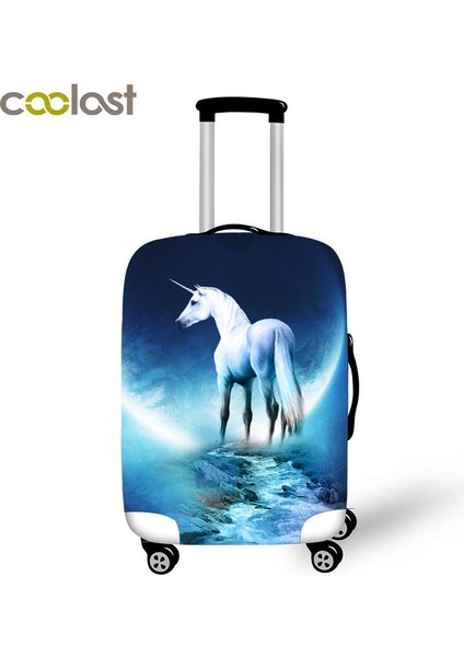 PXTM16 Stili S Beden Kadınlar Için Şık At Derisi Valiz Kılıfı Kapak Seyahat Koşullarında Elastik Toz Kapağı Koşu At Derisi Bagaj Kapağı (Yurt Dışından)