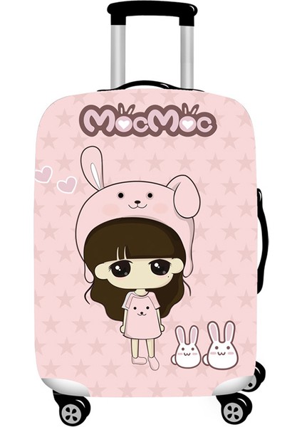 D Bagaj Kapağı Stili L Beden Elastik Seyahat Bagaıj Korumalı Kılıf Valiz Korumalı Kılıfı Seyahat Aksesuarları HW655 (Yurt Dışından)