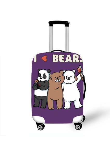 Q Stili L Beden Lastik Inç Valiz Koruyucu Kılıf Kılıfı Seyahat Aksesuarları Üç Ayılar G1232 (Yurt Dışından) modelleri