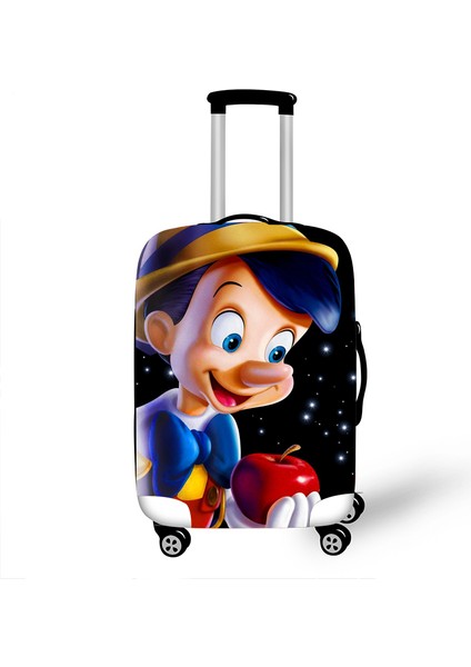 C Stili S Beden Elastik Bagaj Koruyucu Kılıf Valiz Koruma Kılıfı Seyahat Aksesuarları Pino Örüntüsü (Yurt Dışından) indirimleri