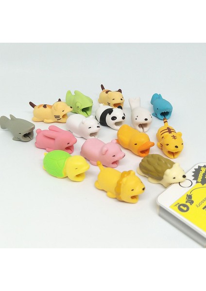 No.25 Tarzı Dıhfxx Yavru Hayvan Veri Kablosu Koruyucu Seyahat Aksesuarları USB Şarj Hattı Koruyucu Moda Bagaj Etiketi (Yurt Dışından) modelleri