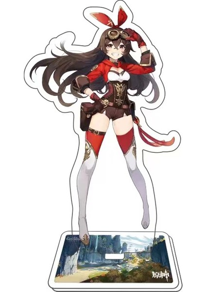 Jilet Tarzı Sıcak Oyun Ge Etkisi Zhongli Karakter Akrilik Figür Stand Model Plaka Masa Süsü Barbara Sevimli Ayakta Işaret Harika Hediyeler (Yurt Dışından) fiyatları