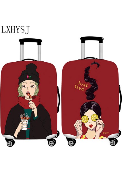 D Bagaj Kapağı Stili L Beden Elastik Seyahat Bagaıj Korumalı Kılıf Valiz Korumalı Kılıfı Seyahat Aksesuarları HW655 (Yurt Dışından) modelleri
