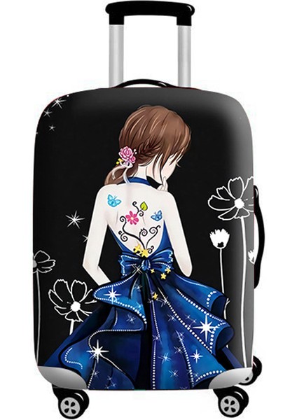 No.9 Tarzı Xl Beden Trıpnuo Kız Elastik Valiz Koruyucu Kapak Kılıfı Xl Seyahat Aksesuarları 3D (Yurt Dışından) indirimleri