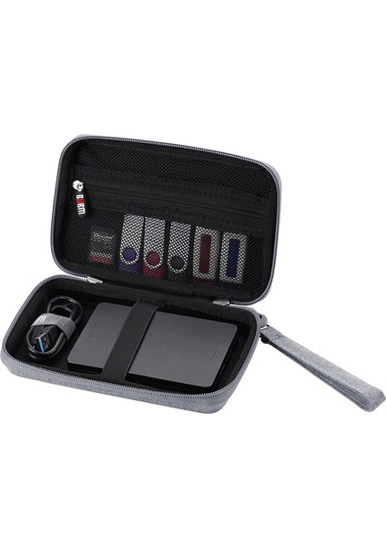 Stil 2 Siyah Stil Bubm Çanta Sabit Disk Paketi USB U Kalkanı U Disk Kulaklıklar Sd Kartlar Flash Sürücü Çubukları Taşıma Çantası Seyahat Düzenleyici (Yurt Dışından) fırsatları