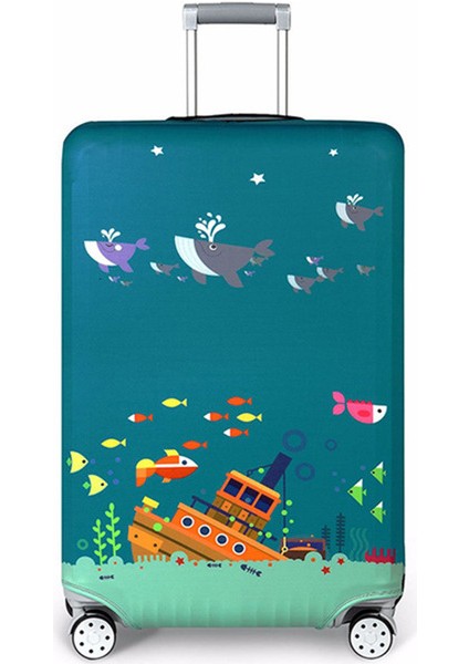 B2 Stili S Beden Dıhfxx Yeni Elastik Kumaş Valiz Koruyucu Kılıf Uyumlu Inç Seyahat Aksesuarları Dx-34 (Yurt Dışından)