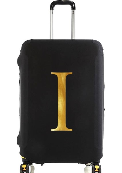 8 Harfı Stili S Beden Bavul Kılıfı Valiz Koruyucu Kapak Mektup Ad Desen Seyahat Aksesuarları Elastik Bagaj Toz Kapağı Bavul Uygula (Yurt Dışından)