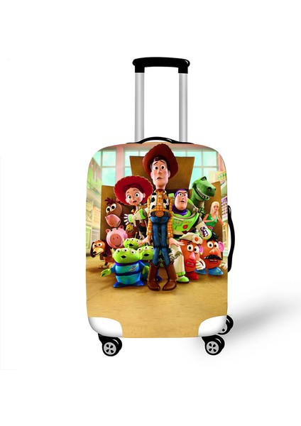 C Stili M Beden Elastik Bagaaj Koruyucu Kılıf Kasa Kılıfı Tekerlekli Valiz Kapakları 3D Seyahat Aksesuarları Erkek Desen产品标题：弹性行李箱保护套箱子保护套手推车套套3d旅行配件男士图案 目的：请将上述标题重写为土耳其语 (Yurt Dışından) indirimleri