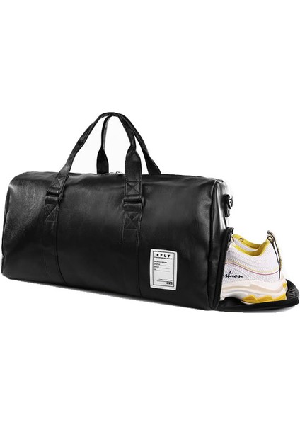 Küçük Kahverengi Stil Erkek Seyahat Çantaları Ayakkabı Çantaları Su Geçirmez Seyahat Spor Çantası Erkek Kadın Spor Salonu Çantaları Yüksek Kaliteli Pu Deri Dış Mekan Gece Çantası (Yurt Dışından) modelleri