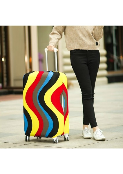 Ağaç Stili Xl Beden Seyahat Bavul Kılıfı Koruyucu Kapak Tekerlekli Bavul Seyahat Bavul Toz Kapağı Seyahat Aksesuarları Uygula Sadece Kapak (Yurt Dışından) modelleri