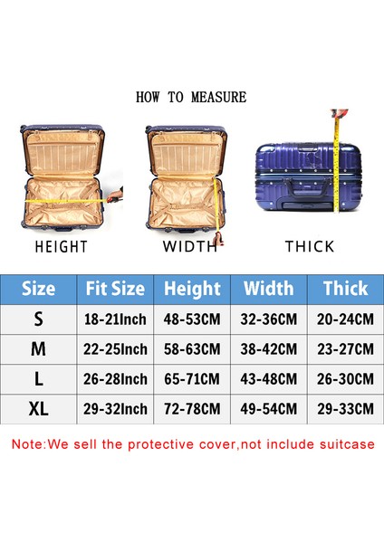 Fener Tarzı L Beden Geometrik Mor Valiz Kılıfı Seyahat Çantası Koruyucu Kılıfı Kalın Elastik Bagaj Kapağı 999 (Yurt Dışından) fiyatları