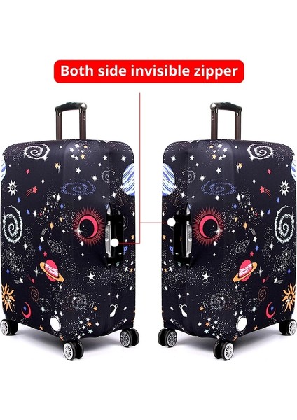 Fener Tarzı L Beden Geometrik Mor Valiz Kılıfı Seyahat Çantası Koruyucu Kılıfı Kalın Elastik Bagaj Kapağı 999 (Yurt Dışından) fırsatları